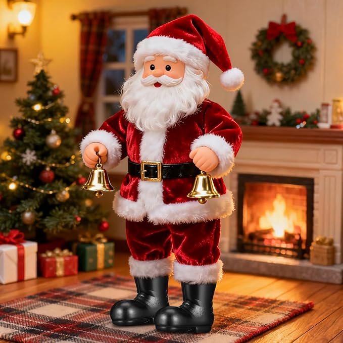 Milisten 50pcs Miniature Santa Boots, Mini Christmas Santa Claus Shoes, Tiny Black Boots for Dollhouse Decoration DIY Craft Projects Dollhouse Holiday Decor