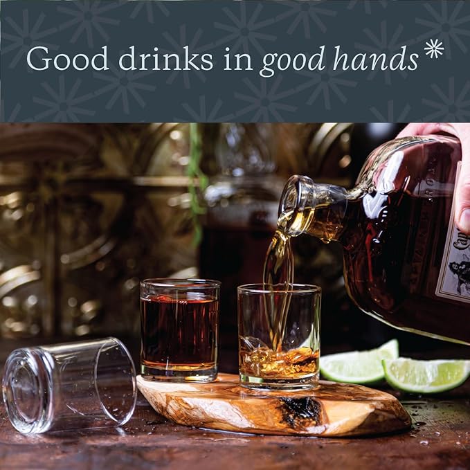 Vikko 2.75 Ounce Shot Glasses, Set of 6 Small Liquor and Spirit Glasses, Durable Tequila Bar Glasses For Alcohol and Espresso Shots, 6 Piece Shooter Glass Set