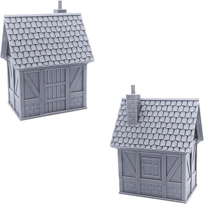 EnderToys Cottage Bundle - DND Terrain Scenery for Tabletop 28mm Miniatures Wargame