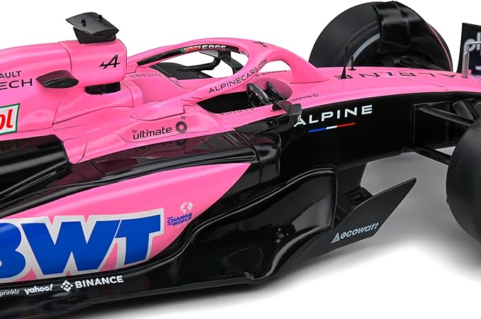 MODELLINO in Scala COMPATIBILE CON Alpine A523 Presentation Version 2023 Pink Edition 1:18 SOLIDO SL1808806