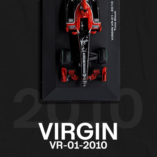 1:43 F1 Team VR01-2010 Collection Formula 1 Race # Model Inspired by Timo Glock Diecast Collectible Model