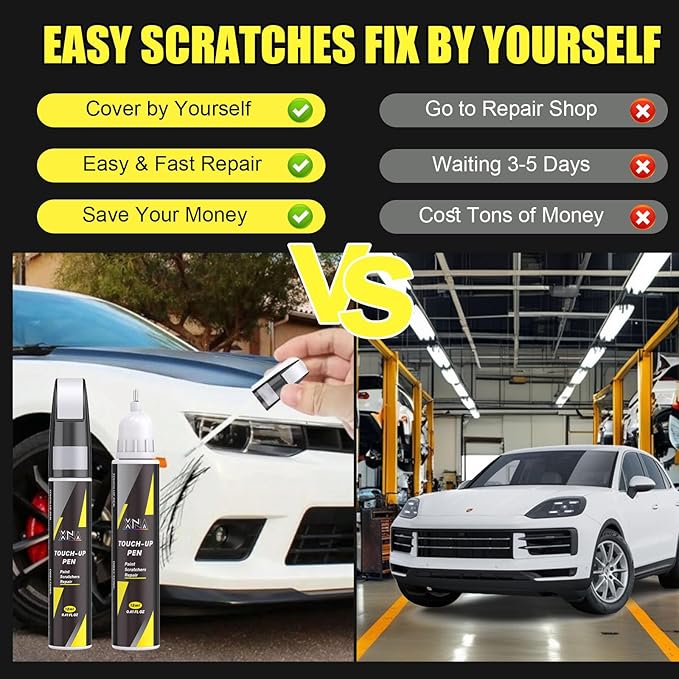 XNA Provence(M4C/6M) for Porsche Touch Up Paint, Car Scratch Remover for Nicks and Chips Repair, 2-In-1 Quick & Easy Fix Car Scratch Repair Kit with Exact Color-Matched