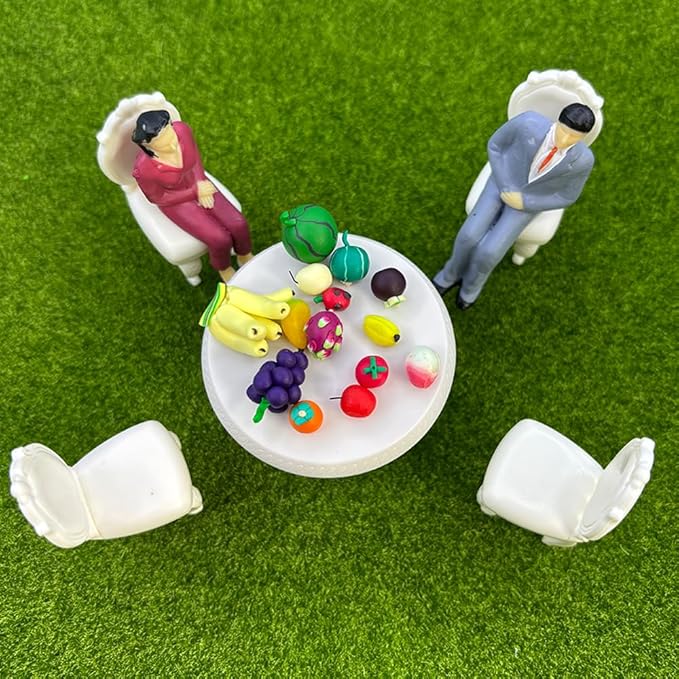 14 PCS Artificial Fruits,Miniature Fruits,Tiny Fruits,Fake Fruits for Diorama Projects,Landscape Projects, Miniature House,HO Layout,Permanent Display,Fairy Garden,School Projects