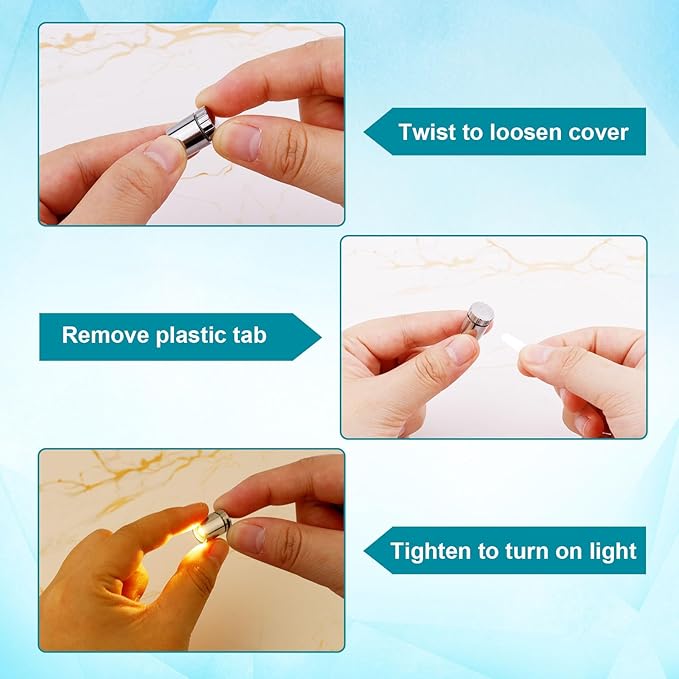 10pcs Miniature Led Lights, Tiny Small Led Lights Battery Powered Balloon Mini Spot for Paper Lantern Party Decoration Micro Crafts Models Dollhouse Accessories(Warm White Light)