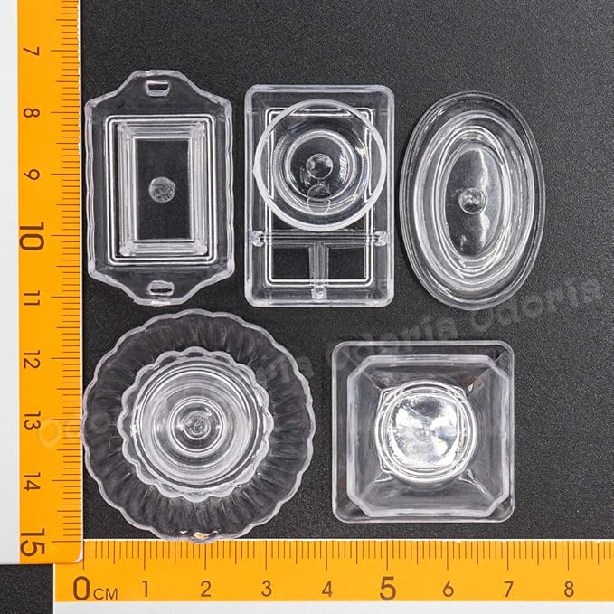 Odoria 1/12 Miniature Dish Tableware 12Pcs Dollhouse Decoration Accessories