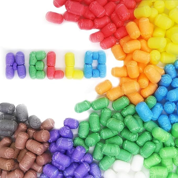Arts and Crafts For Kids - Magic Foam Corn Craft Kit, STEM Building Model Toys, Bulk Crafts Supplies Kits, Kindergarten Preschool School Crafts Set For Toddler Ages 3 4 5 6 7 8 9 10 11 12 (500pcs)