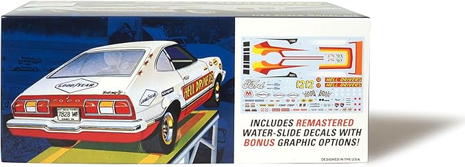 AMT 1475 1977 Ford Mustang Hells Drivers Model Kit