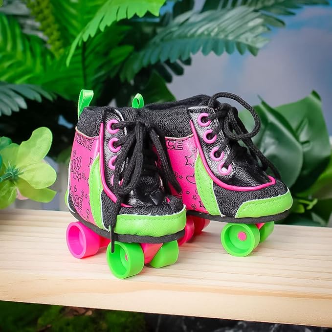 18 Inch Doll Roller Shoes - 3 Pairs Pulley Shoes Fits 18 Inch Girl Dolls and More