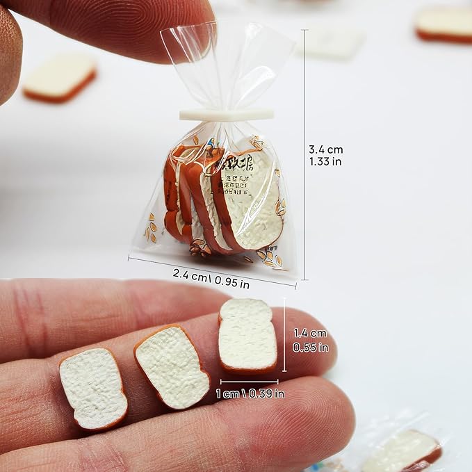 Miniature Drink Cup & Toast Set, Realistic Dollhouse Miniatures, Mini Tumbler with Detachable Lid & Straw, 1/12 Scale Food for Dollhouse Décor (Orange)