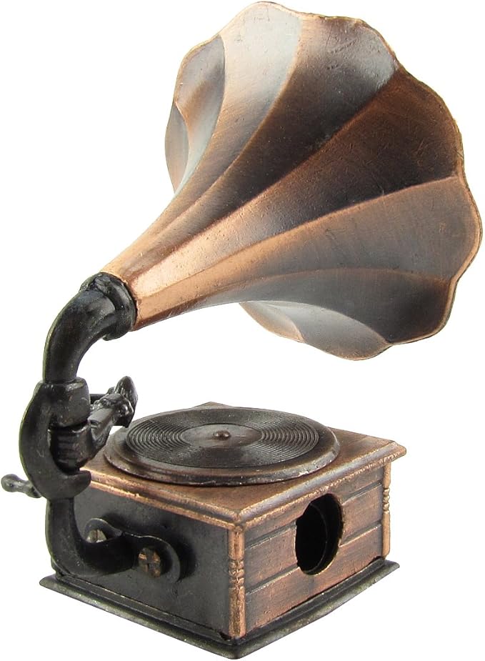 Treasure Gurus 1:12 Scale Miniature Phonograph Dollhouse Accessory Gramophone Pencil Sharpener