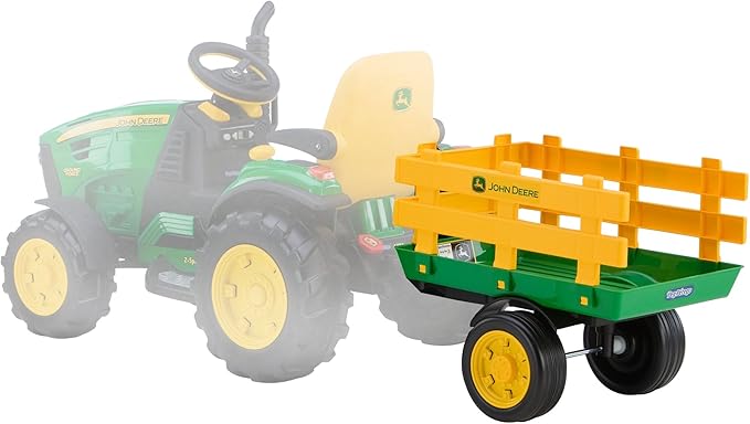 Peg Perego John Deere Stakeside Trailer Ride On, Green