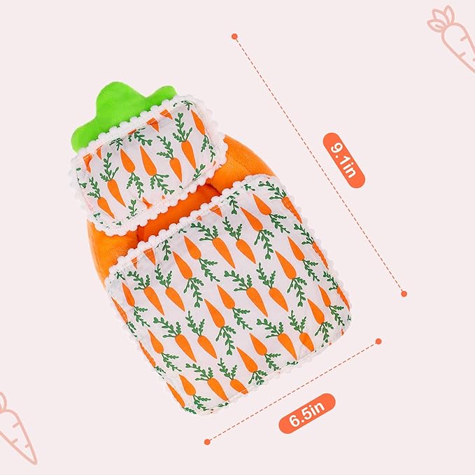 17cm La Booooo Booooo Doll Beds, La Booooo Booooo Furniture, Carrot Pattern Compatible with la Booooo Booooo Dolls