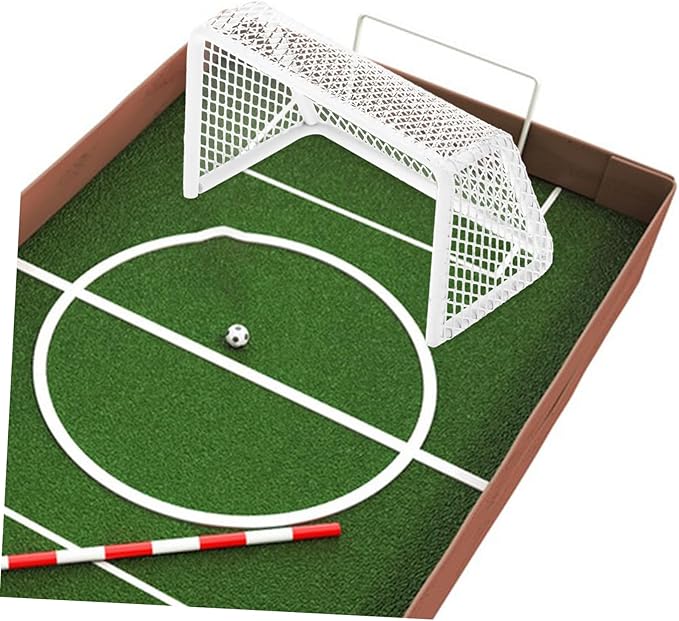 UPKOCH Mini Soccer Goal for Dollhouse Realistic Football Net for Indoor Play Miniature Settings Easy to Assemble Sports Decor Enhances Coordination Skills Fosters Team