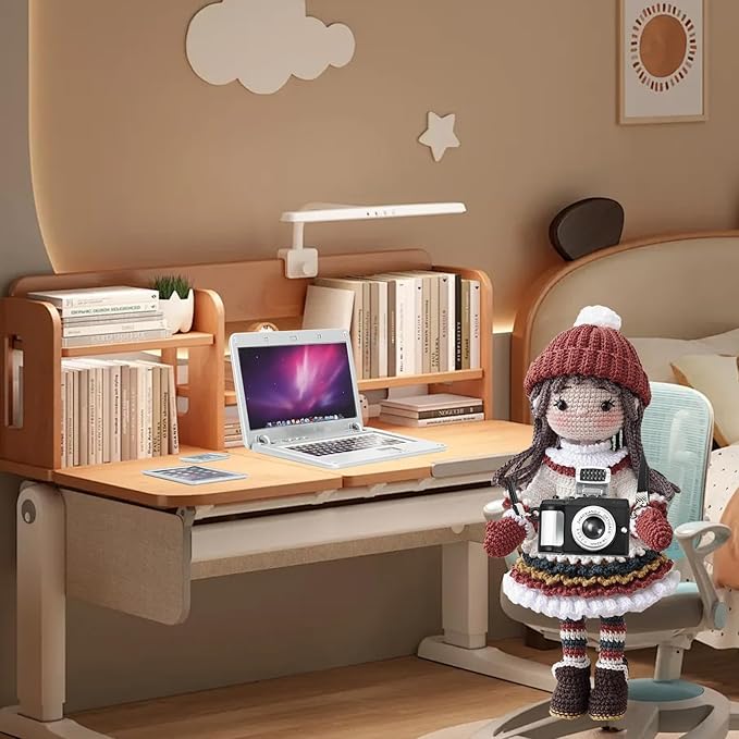 4 Pcs Miniature Laptop Computer Tablet Phone Camera Simulation Accessories Mini Laptop Computer Phone Camera Ornaments for 1/4 1/6 1/12 Scale Mini House Accessories