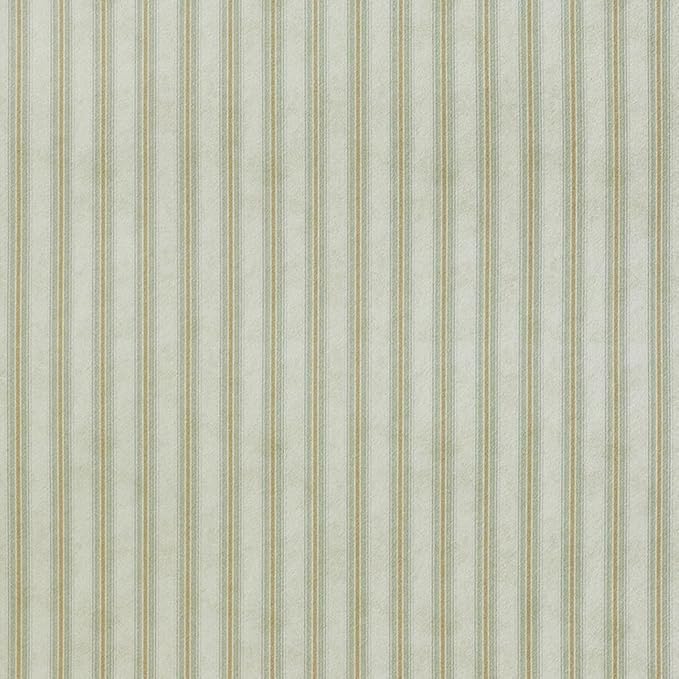iLAND Originality Dollhouse Wallpaper 39 * 15.7 inch, Dollhouse Accessories on 1:12 Scale or 1:6 Scale (Striped Green-Yellow)