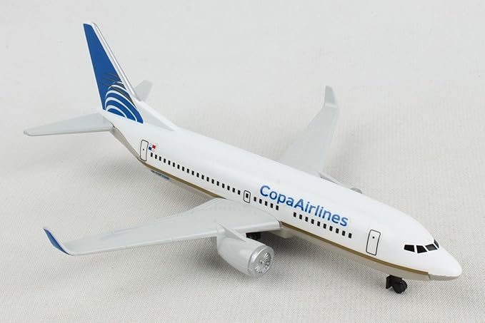 Daron Toy Airplane – Copa Airlines – Die-Cast Metal Model Airplane Toy with Plastic Parts and Rolling Wheels for Kids Ages 3+