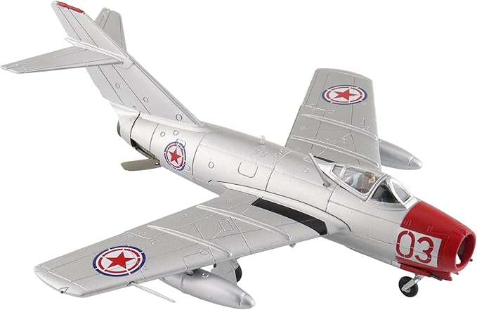 Hobby Master | 1:72 Scale Diecast Military Aircraft Replica | MIG-15bis Red 03, Chinese People's Volunteers Air Force, North Korea, 1950s | Model HA2426