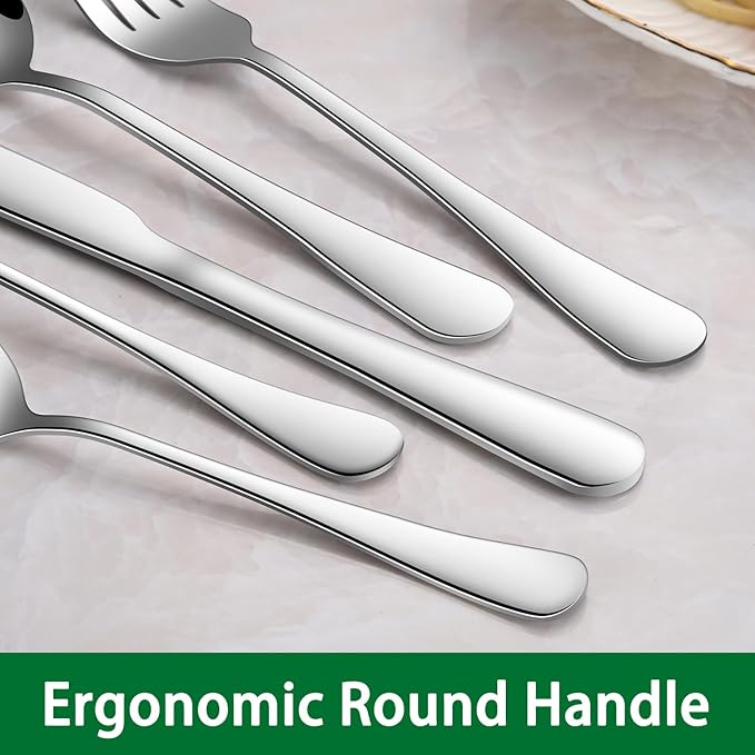 16-Pieces Teaspoons Sets,6.7 Inch Stainless Steel Small Tea Spoon Set,Dessert Spoons For Kitchen,Dishwasher Safe Metal Silverware Spoons For Hotel Restaurant