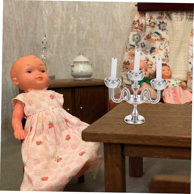 LIFKOME Dollhouse Decoration Miniature House Lovers Design Finish