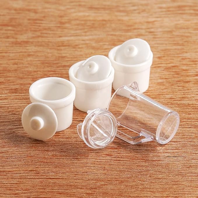 Odoria 1/12 Miniature Bowls and Glasses 11Pcs Dollhouse Decoration Accessories