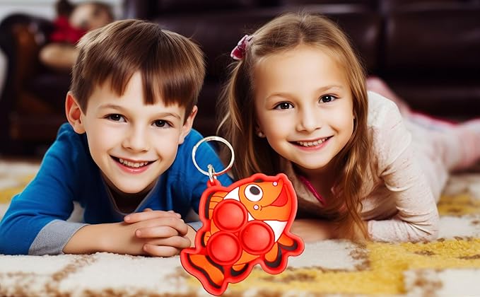 24 Packs Bulk Mini Ocean Fish Animal Classroom Students Prizes from Teacher,Sea Creature Nemo Return Birthday Favors