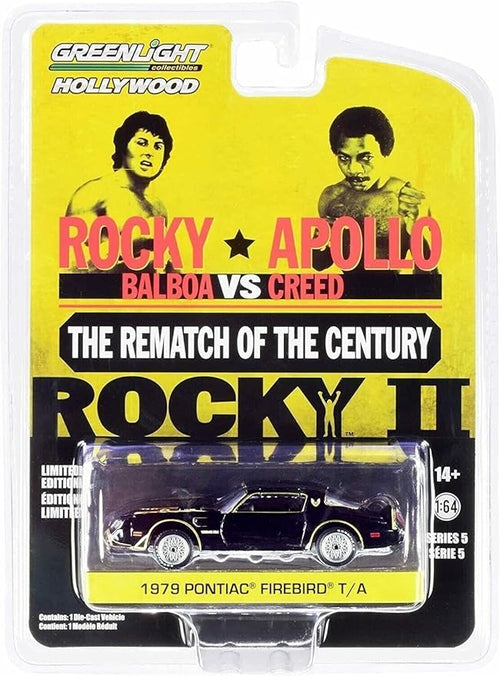 1979 Pontiac Firebird Trans Am T/A , Rocky II - Greenlight 44650C/48-1/64 Scale Diecast Model Toy Car