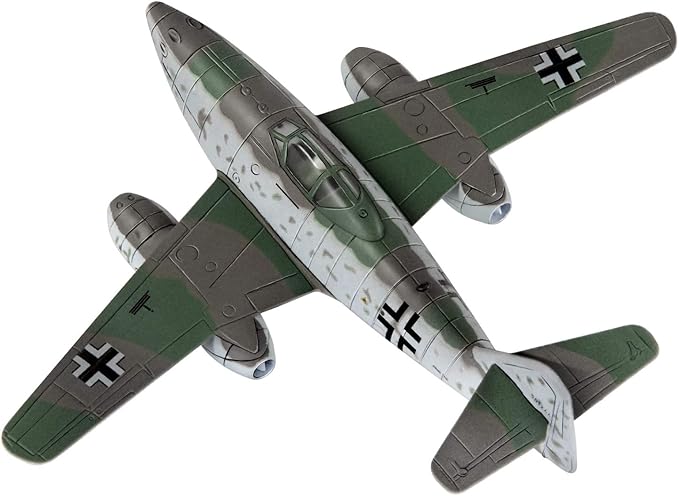 HANGHANG 1/72 Messerschmitt Me 262A Fighter Attack Plane Diecast Military Models Metal Airplane Models for Collection or Gift