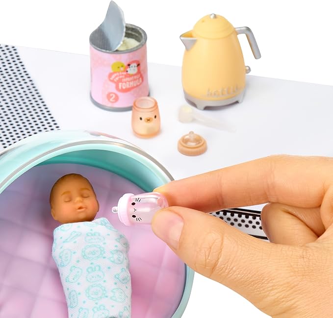 Make It Mini Real Baby Make It Mini Baby Food Collectibles - Mystery Blind Packaging, DIY, Realistic, Playset and Accessories, Toy for Girls, Gifts 8+, NOT Edible