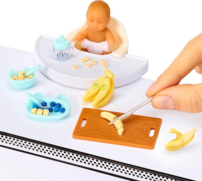 Make It Mini Real Baby Make It Mini Baby Food Collectibles - Mystery Blind Packaging, DIY, Realistic, Playset and Accessories, Toy for Girls, Gifts 8+, NOT Edible