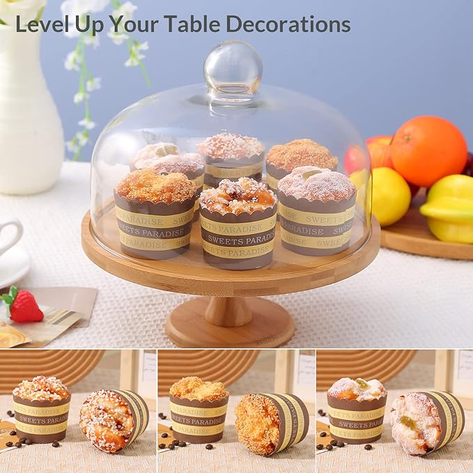 Joeabor Fake Cupcakes, Artificial Cupcakes for Display, Realistic Fake Food, Artificial Cake Fake Desserts Pastries for Decoration, Decorative Faux Cakes Set A 6 Pack