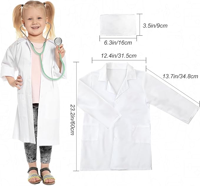 Phobby Durable Doctor Kit for Kids, 27 Pcs Deluxe Pretend Play Medical Kit Toy with Real Stethoscope, Doctor Kit for Toddlers Boys Girls Birthday Gift (Green)