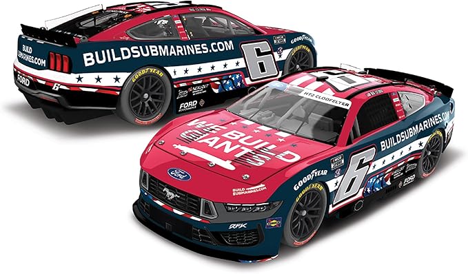 Brad Keselowski 2025 Buildsubmarines.com Salutes #6 Ford Mustang – 1:24 Scale NASCAR Cup Series ARC Diecast by Lionel Racing