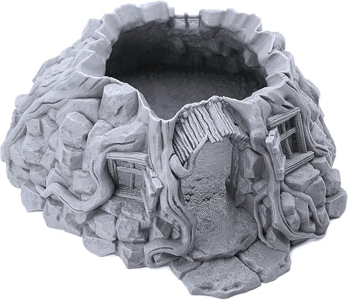 EnderToys Witch's Hovel DND Terrain Compatible with Dungeons and Dragons, 28mm Miniature Wargaming, Tabletop RPGs, Wargame Scenery