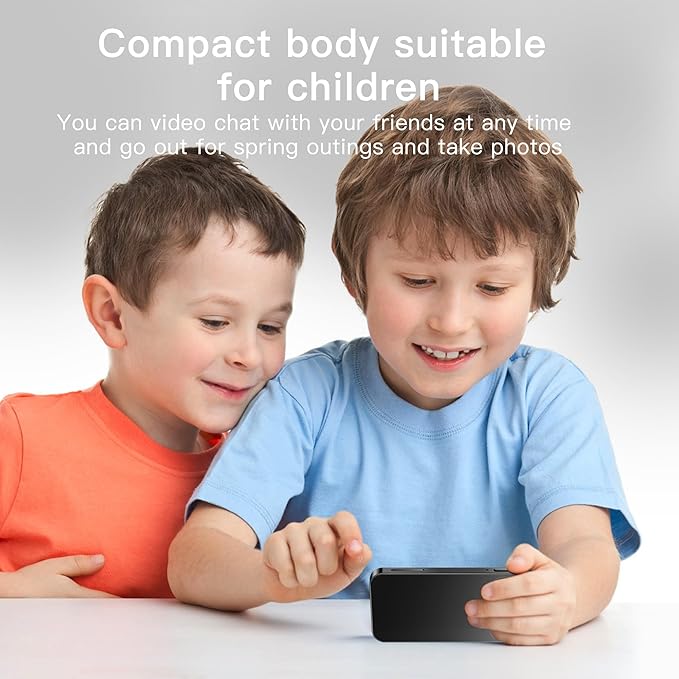 LMZYESHY 3G Mini Smartphone Unlocked Android System 3.88-Inch HD Touch Screen Mini Phone Dual Cameras Dual SIM Compact Mobile Suitable for Kids and Students 2GB+16GB (Black)