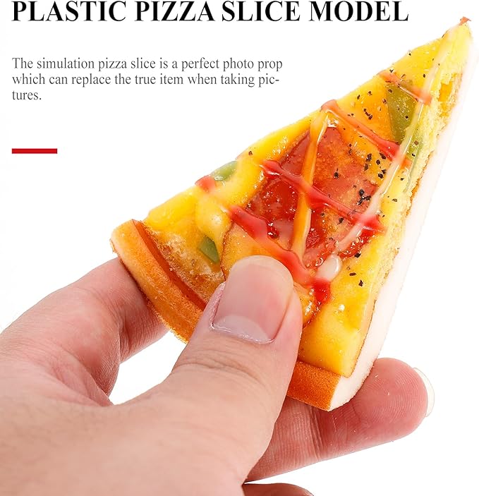 jojofuny Simulation Pizza, Pizza Shapes, Pretend Play Pizza, Simulation Pizza Slices Model, False Kitchen Food Bread Props Toy Kitchen Pepperoni Pizza Christmas Decorations