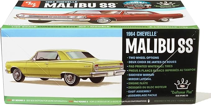 AMT 1964 Chevy Chevelle Malibu Super Sport Craftsman Plus 1:25 Scale Model Kit
