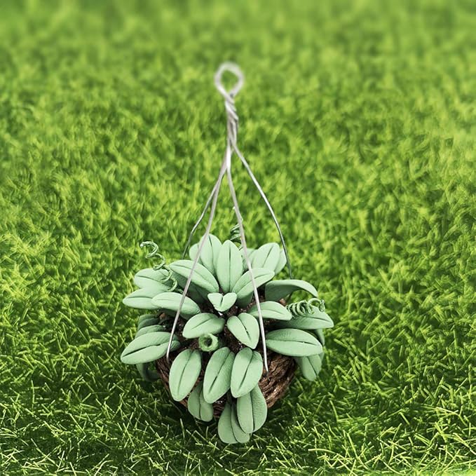 Dollhouse Decoration Plant Pots Miniature Green Potted Bonsai Models Decor,1：12 Miniature Plant