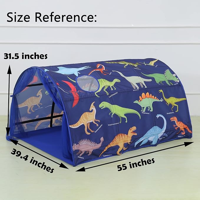 Bed Tent for Kids Lucky Castle Bed Tent Foldable Game House for Children Play Tents for Girls Boys Sleeping Canopy Playhouse