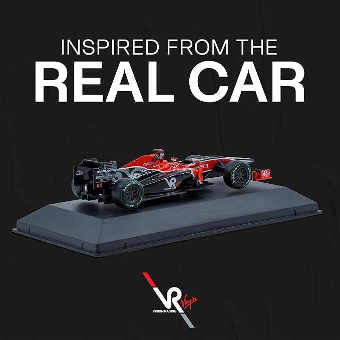 1:43 F1 Team VR01-2010 Collection Formula 1 Race # Model Inspired by Timo Glock Diecast Collectible Model