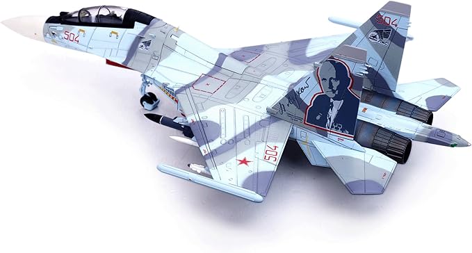 Panzerkampf | 1:72 Scale Model Military Diecast | Su-30MKK Pavel Osipovich Sukhoi Number 504 | Model 14645PC