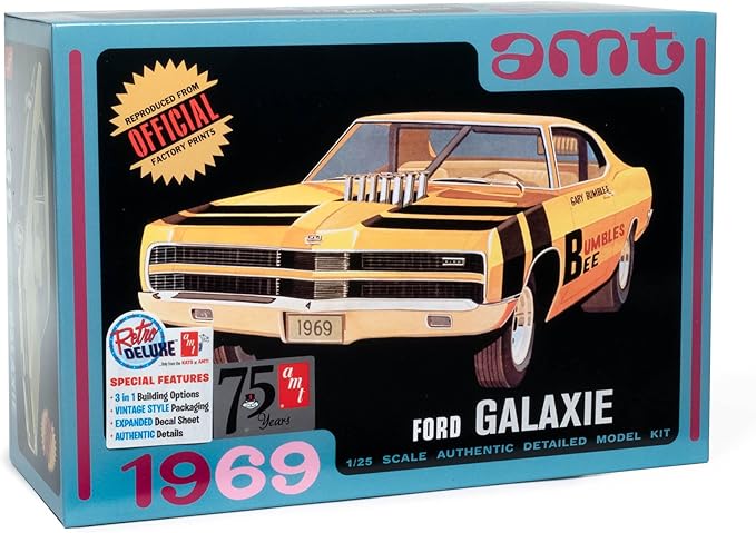 AMT 1969 Ford Galaxie Hardtop 1:25 Scale Model Kit