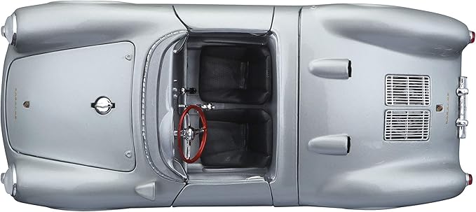 Maisto 1:18 Scale Porsche 550A Spyder Diecast Vehicle, Silver