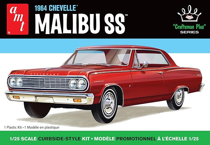 AMT 1964 Chevy Chevelle Malibu Super Sport Craftsman Plus 1:25 Scale Model Kit