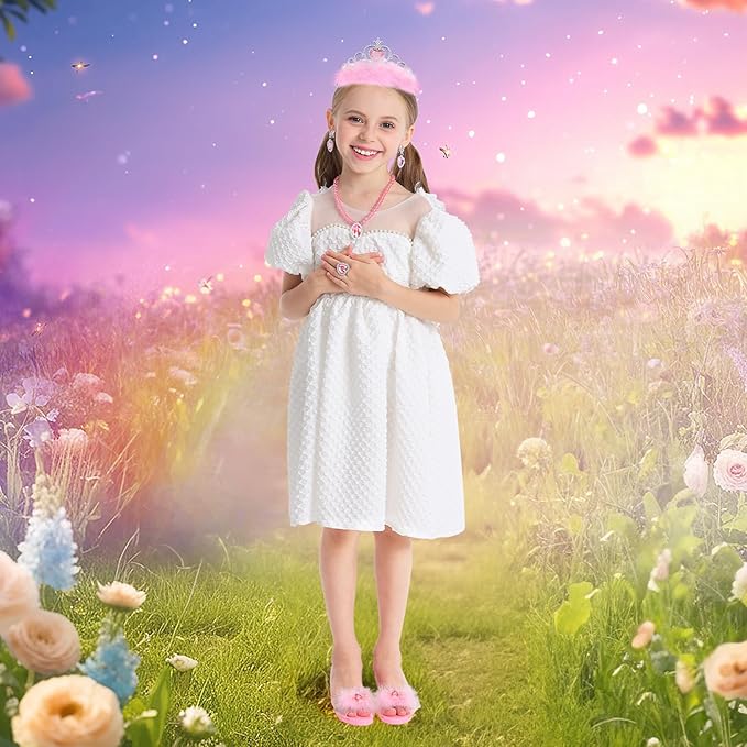 Mastom Princess Dress Up Shoes Set, Girls Role Play Dress Up Toys, Toddler Princess Dress up Shoes with Crowns kit Gift for Girls Aged 3 4 5 6 Years Old