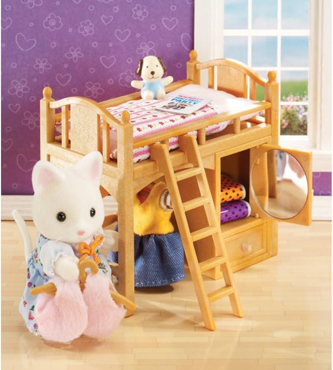 Calico Critters Loft Bed - Create a Cozy and Fun Space for Your Critters to Sleep!