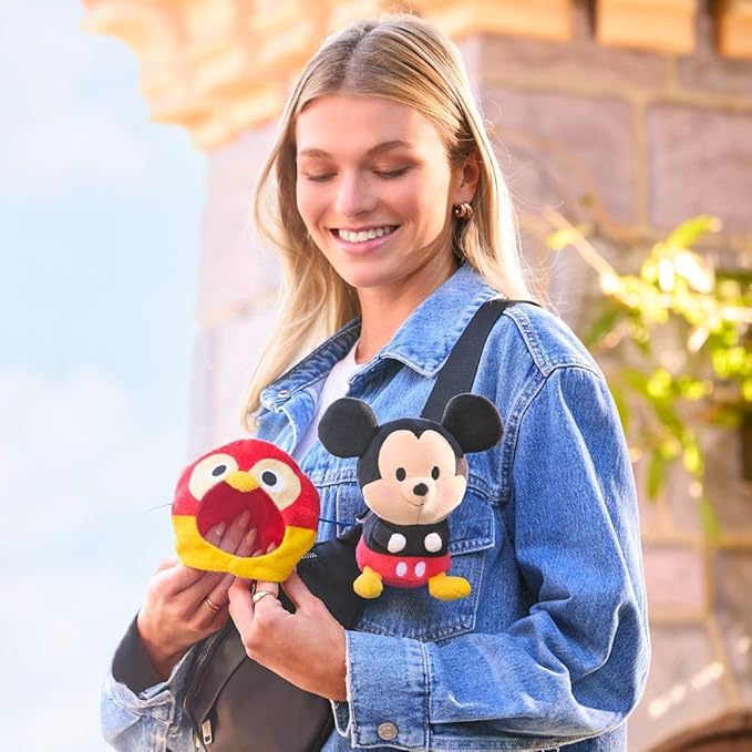 Disney Store Official Mini Mix-Its Plushies – Donald Duck - Cute Stuffed Animals - Mix & Match Detachable Hats - Hook and Loop Strap - Plush Toys for Kids and Collectors, 7 Inch