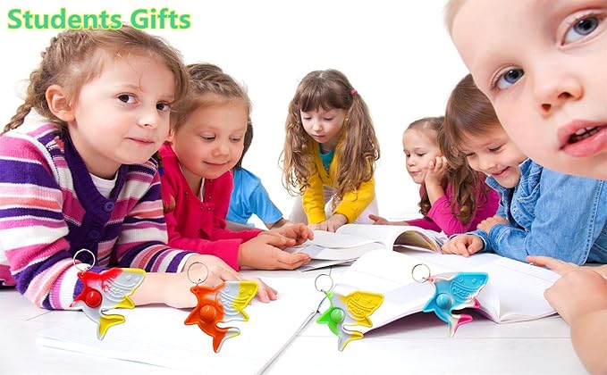 30 Packs Bulk Mini pop Shark Fidget Gifts for Holiday Boys and Girls Kids Party Supplies and Classroom Students Prize