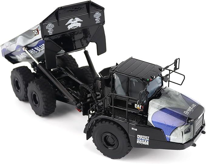 Diecast Masters 1/50 CAT 745 Articulated Hauler Truck with Patriotic Decoration, Brent Scarbrough & Co. 85528-BSC