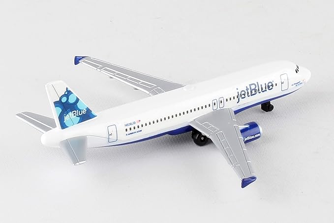 Daron Toy Airplane – jetBlue – Die-Cast Metal Model Airplane Toy with Plastic Parts for Kids Ages 3+
