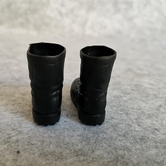 1/6 Scale Figure Shoes Boots PVC Boot Shoes for 12 inch Male Action Figure Toy